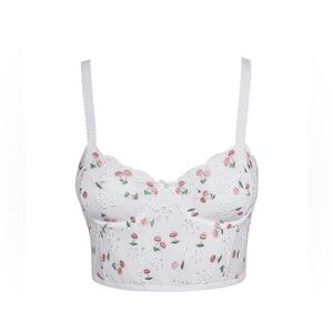 For Love and Lemons Bijou Cherry Bustier